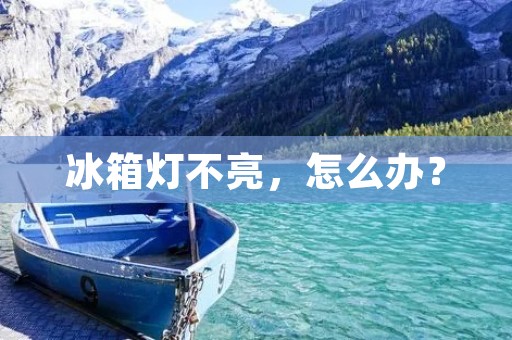 冰箱灯不亮，怎么办？