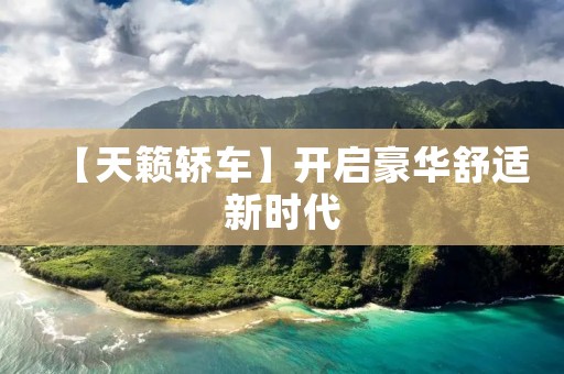 【天籁轿车】开启豪华舒适新时代