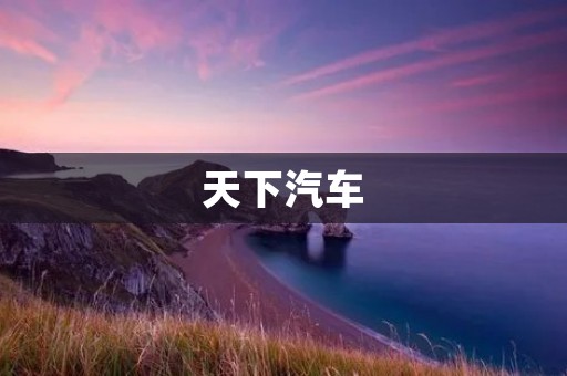 天下汽车:探究中国汽车行业的现状与未来 天下汽车:探究中国汽车行业的现状与未来
