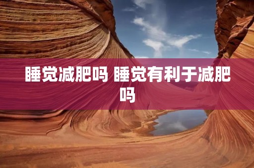 睡觉减肥吗 睡觉有利于减肥吗