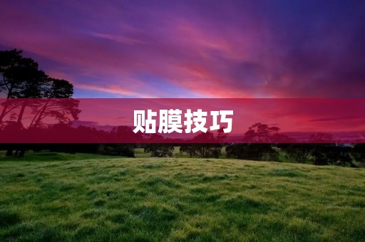 贴膜技巧:让你的手机屏幕如新 贴膜技巧:让你的手机屏幕如新