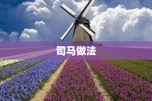 司马做法：一种古代军事策略的探究