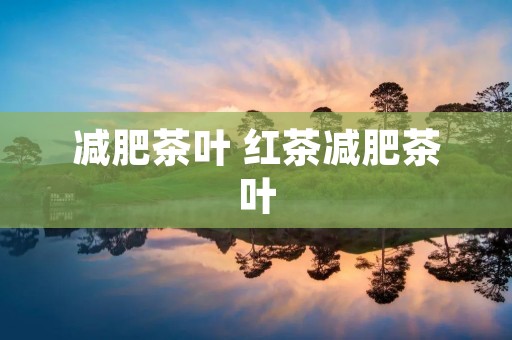 减肥茶叶 红茶减肥茶叶
