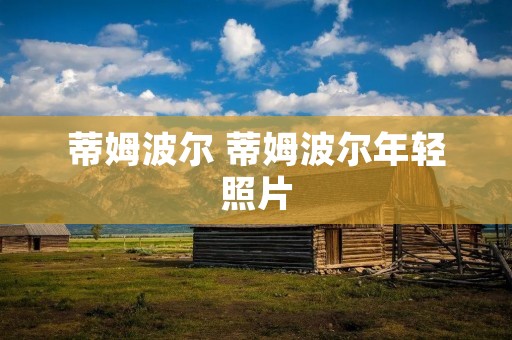 蒂姆波尔 蒂姆波尔年轻照片