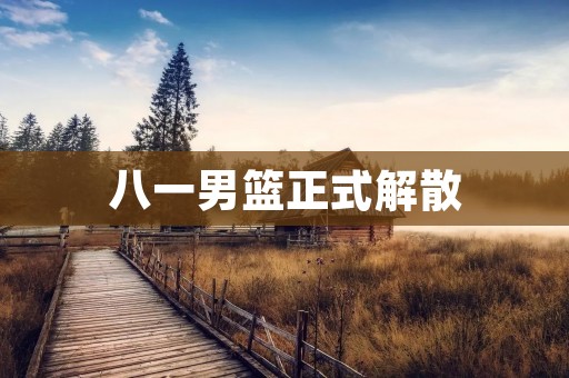 八一男篮正式解散：中国篮球历史的一个终结