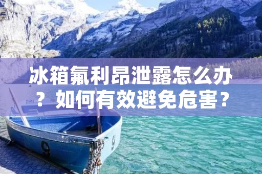 冰箱氟利昂泄露怎么办?如何有效避免危害? 冰箱氟利昂泄露怎么办?如何有效避免危害?