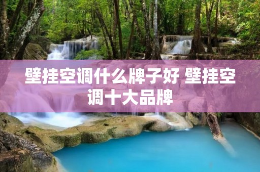 壁挂空调什么牌子好 壁挂空调十大品牌