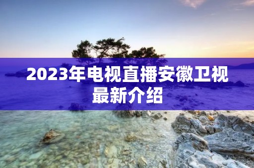 2023年电视直播安徽卫视最新介绍