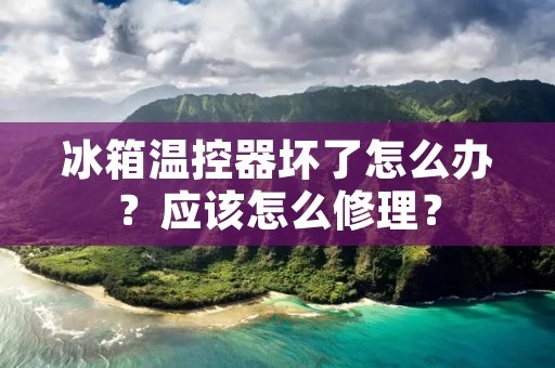 冰箱温控器坏了怎么办?应该怎么修理? 冰箱温控器坏了怎么办?应该怎么修理?