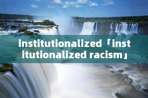 institutionalized「institutionalized racism」