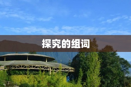 探究的组词：深入探究、探究研究、探究发现、探究原因、探究措施、探究结果、探究方法、探究途径、探究思路、探究领域