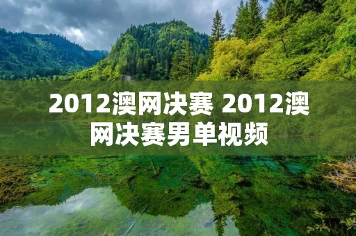 2012澳网决赛 2012澳网决赛男单视频