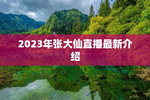 2023年张大仙直播最新介绍