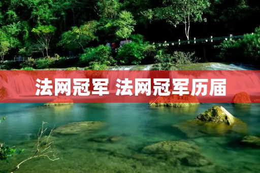 法网冠军 法网冠军历届