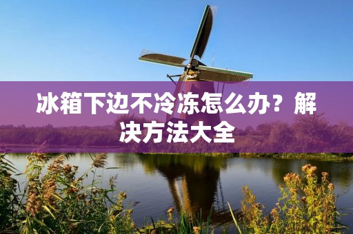 冰箱下边不冷冻怎么办？解决方法大全