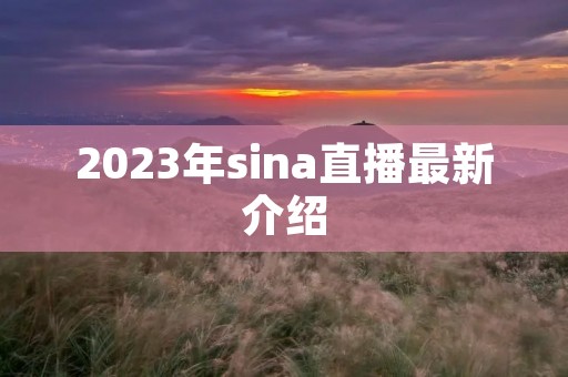 2023年sina直播最新介绍