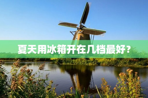 夏天用冰箱开在几档最好? 夏天用冰箱开在几档最好?