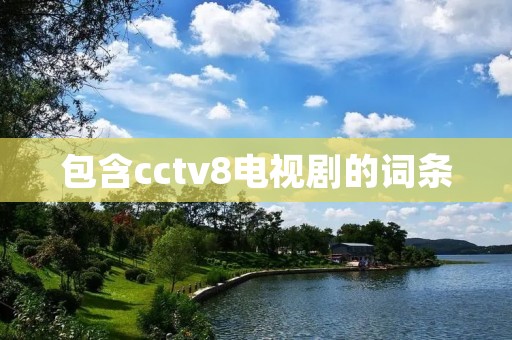 包含cctv8电视剧的词条