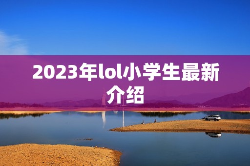 2023年lol小学生最新介绍