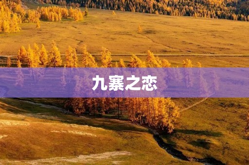 九寨之恋：一个让人心动的地方