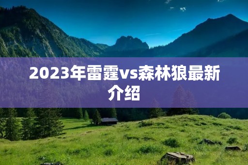 2023年雷霆vs森林狼最新介绍