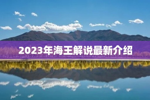2023年海王解说最新介绍