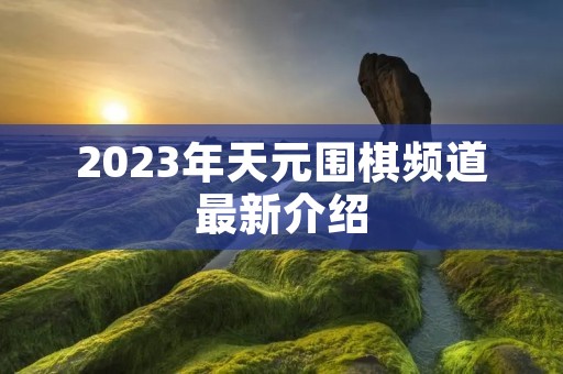 2023年天元围棋频道最新介绍 2023年天元围棋频道最新介绍
