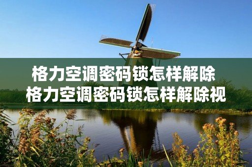 格力空调密码锁怎样解除 格力空调密码锁怎样解除视频 格力空调密码锁怎样解除 格力空调密码锁怎样解除视频