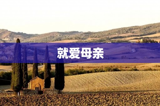 就爱母亲：母爱的伟大与无私