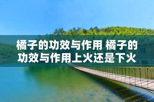 橘子的功效与作用 橘子的功效与作用上火还是下火
