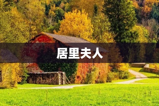 居里夫人:科学之母的传奇人生 居里夫人:科学之母的传奇人生