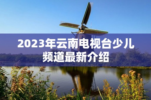 2023年云南电视台少儿频道最新介绍