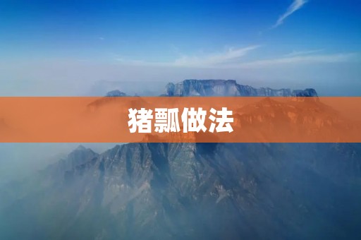 猪瓢做法:美味可口的传统美食 猪瓢做法:美味可口的传统美食
