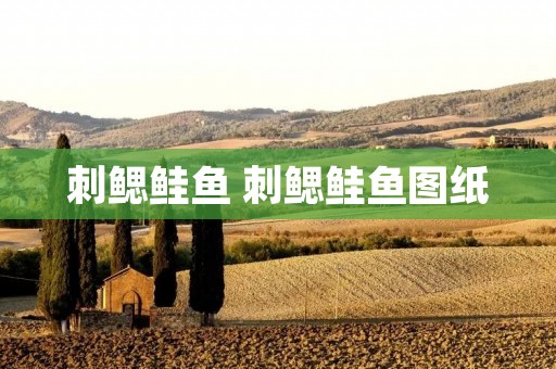 刺鳃鲑鱼 刺鳃鲑鱼图纸