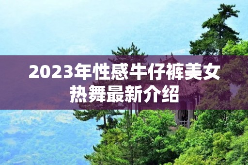 2023年性感牛仔裤美女热舞最新介绍