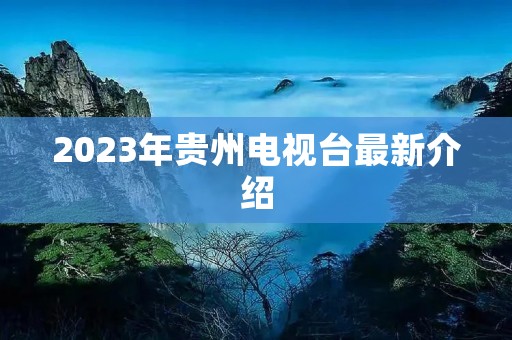 2023年贵州电视台最新介绍 2023年贵州电视台最新介绍