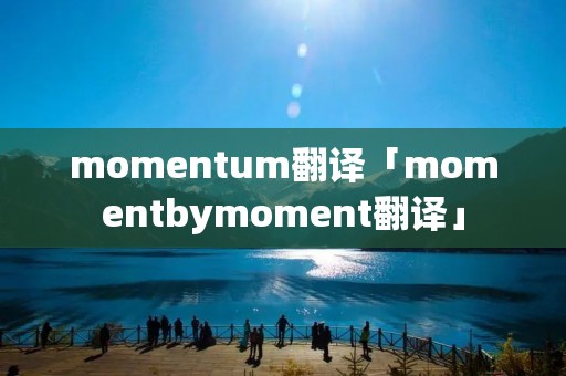 momentum翻译「momentbymoment翻译」