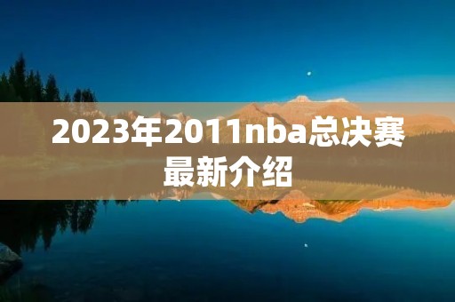 2023年2011nba总决赛最新介绍