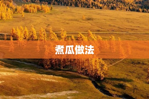 煮瓜做法:教你如何煮出鲜美可口的瓜类 煮瓜做法:教你如何煮出鲜美可口的瓜类