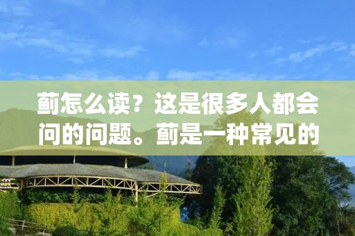 蓟怎么读?这是很多人都会问的问题。蓟是一种常见的植物,也是一种中药材。它的学名叫做“Cirsium japonicum DC.”,属于菊科植物。蓟的读音是jì。