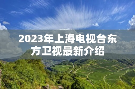2023年上海电视台东方卫视最新介绍