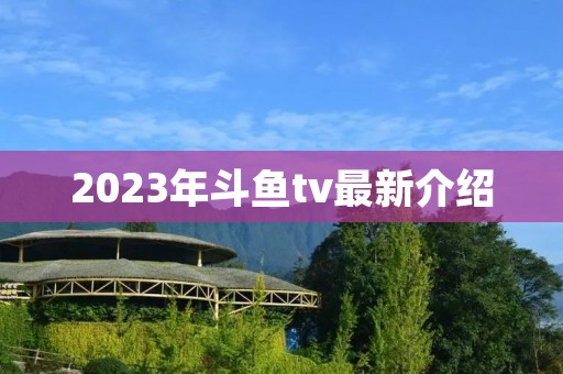2023年斗鱼tv最新介绍