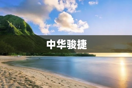 中华骏捷：一款性能卓越的豪华轿车