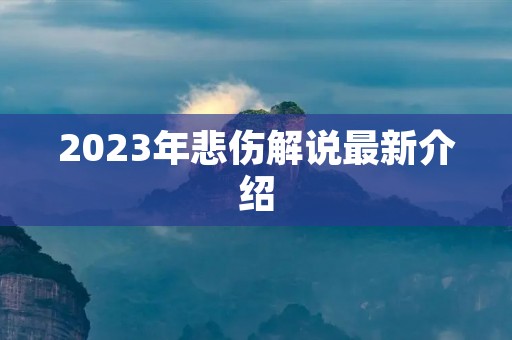 2023年悲伤解说最新介绍