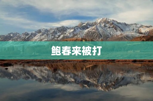 鲍春来被打:一个暴力事件引发的思考 鲍春来被打:一个暴力事件引发的思考