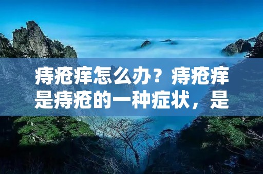 痔疮痒怎么办？痔疮痒是痔疮的一种症状，是由于痔疮部位皮肤搔痒引起的。痔疮痒的发生原因有很多，可能是由于痔疮部位受到**，导致皮肤瘙痒；也可能是由于痔疮部位感染引起的；还可能是由于痔疮部位干燥引起的。那么，痔疮痒怎么办呢？下面我们就来详细了解一下。