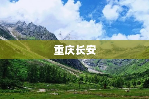 重庆长安:一个充满活力的城市 重庆长安:一个充满活力的城市