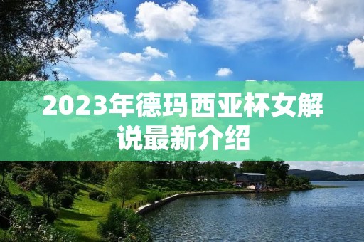 2023年德玛西亚杯女解说最新介绍