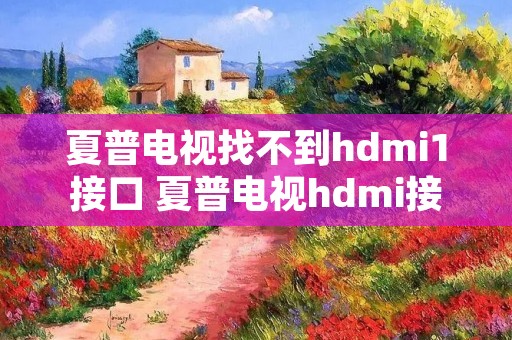 夏普电视找不到hdmi1接口 夏普电视hdmi接口插上后不能输入
