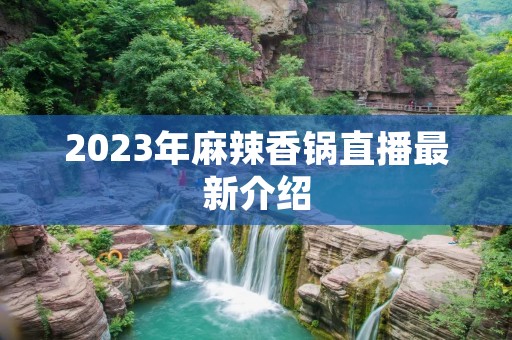2023年麻辣香锅直播最新介绍